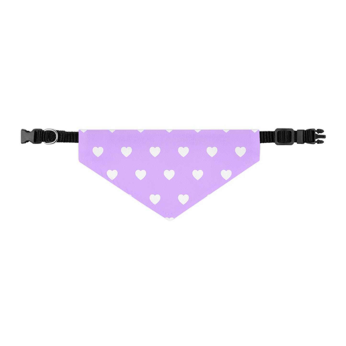 Love Heart Pattern Pet Bandana Collar for Dogs