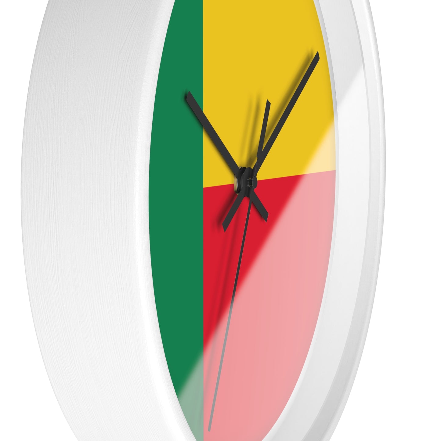 Benin Flag Wall Clock - Vibrant Home Décor for Cultural Enthusiasts