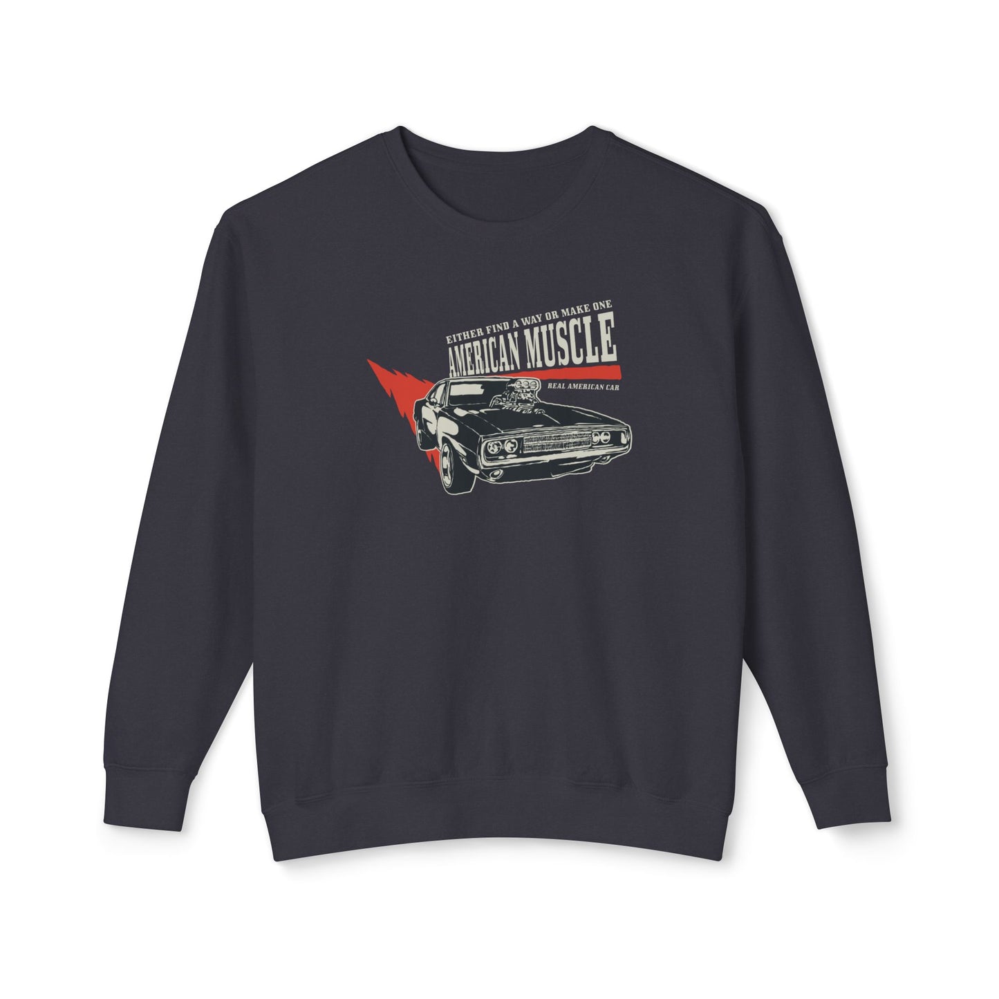 Men's Sweatshirt American Muscle - Vintage Car Fans