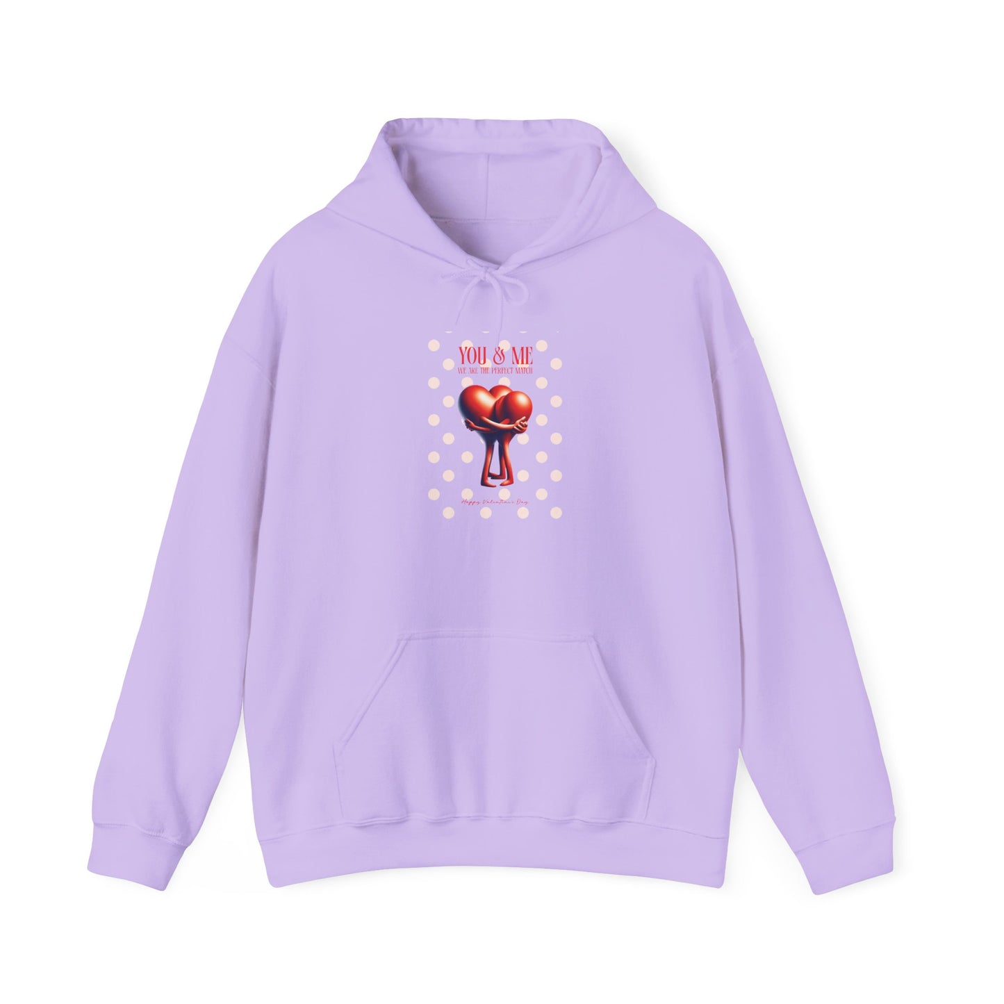 Women Love Vibes Hooded - "We Are The Perfect Match" Valentine's Day Vibe