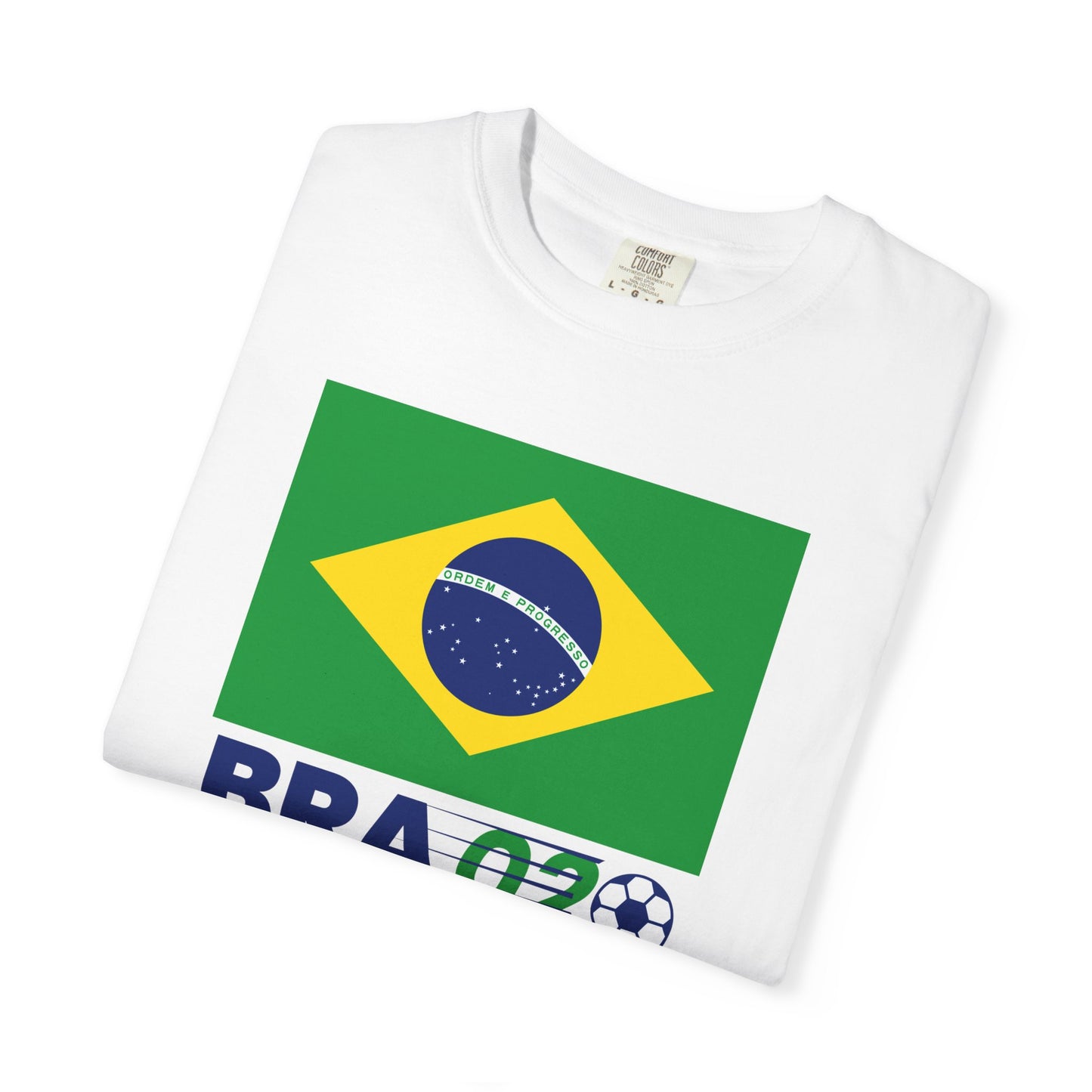Unisex Sporty Summer Vibe Brazil Soccer T-Shirt