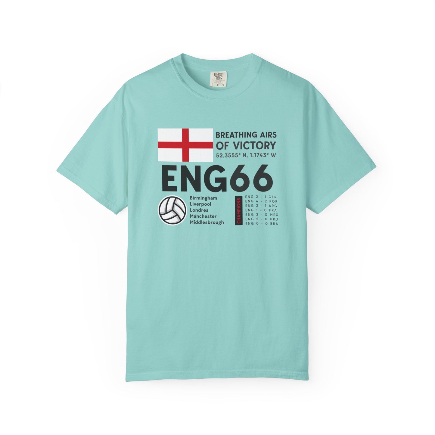 Unisex T-Shirt ENGLAND '66 Breathing Airs of Victory
