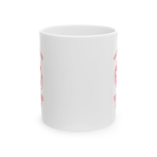 Motivational Ceramic Mug - 11oz, Gift for Daily Inspiration, Valentine's Day