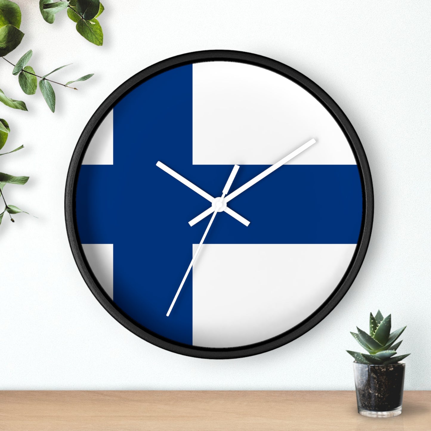 Finnish Flag Wall Clock - Perfect for Home Decor & Gifts