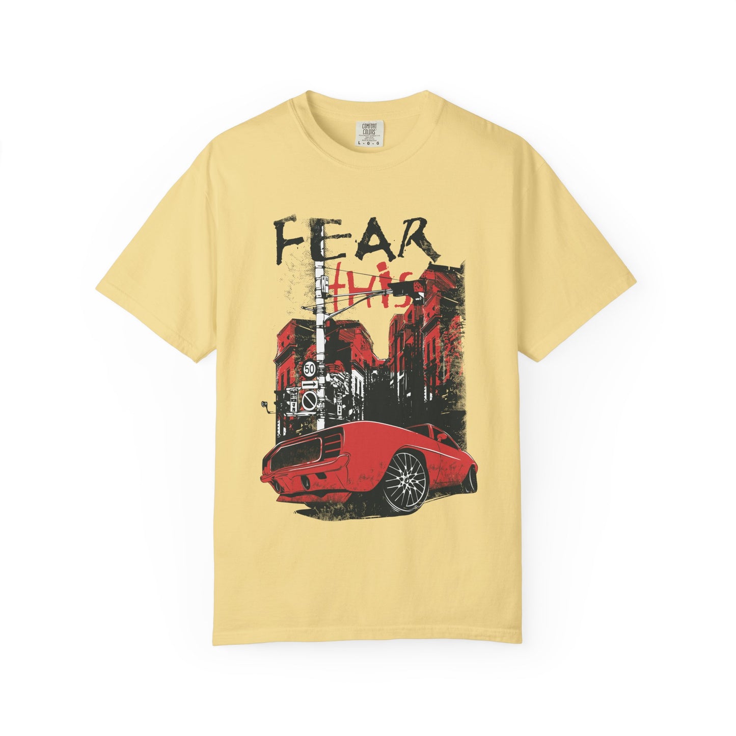 Vintage Car Graphic "Fear This" Unisex T-Shirt - Automotive Vibe for Car Lovers