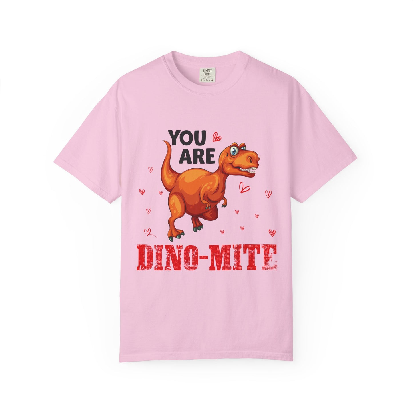 Dino-Mite T-Shirt - Valentine's Day and Dinosaur Lovers Gift