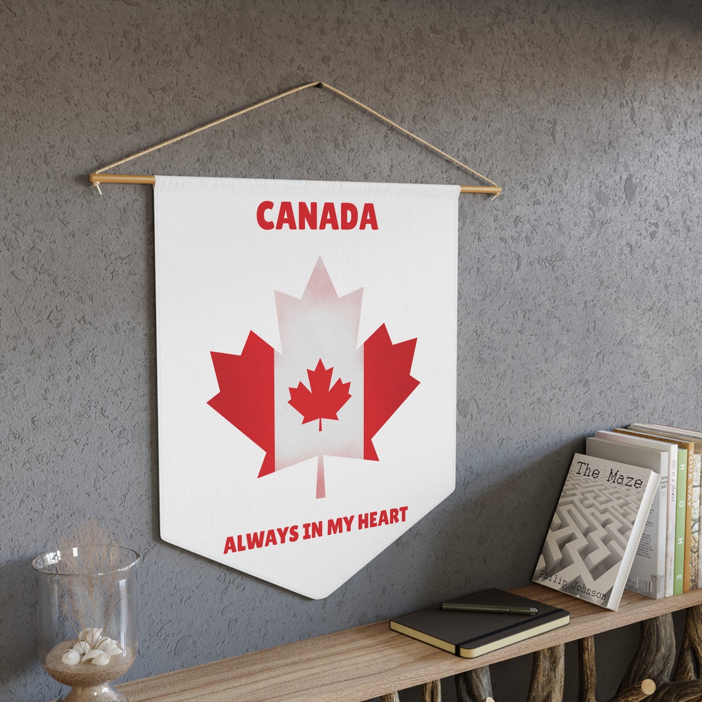 Canada Pennant Wall Decor Perfect for Canadian Pride and Celebrations