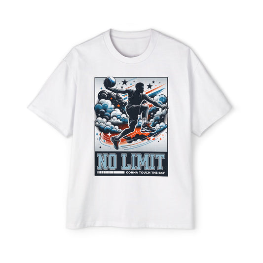 Men's Oversized Tee - No Limit Graphic T-Shirt