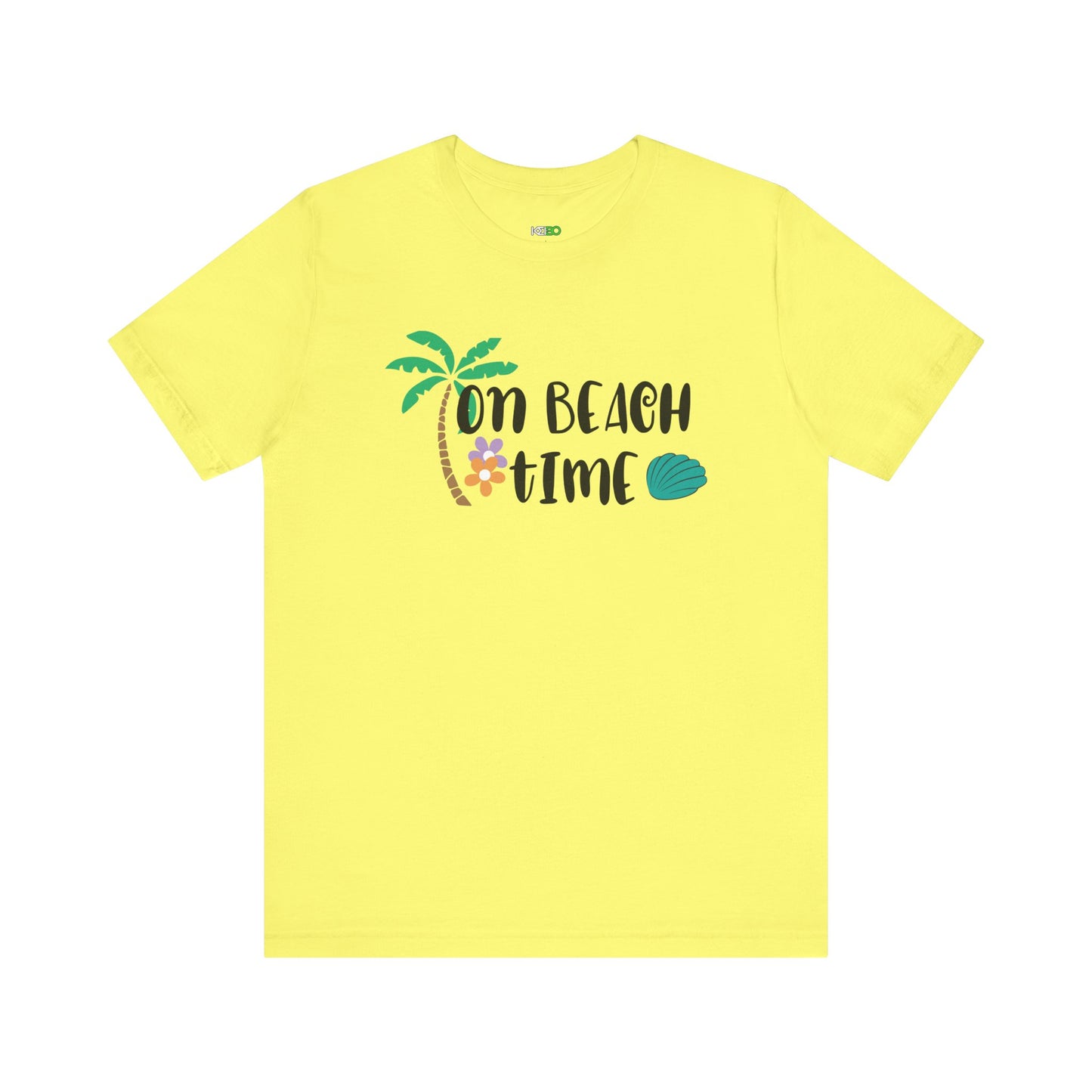 On Beach Time Women's Tee – Summer Graphic T-Shirt for Coastal Vibes