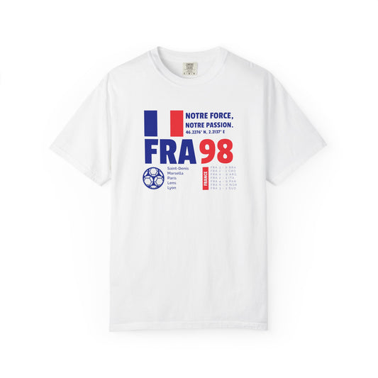 Unisex T-shirt France 98 Victory Celebrate French Passion