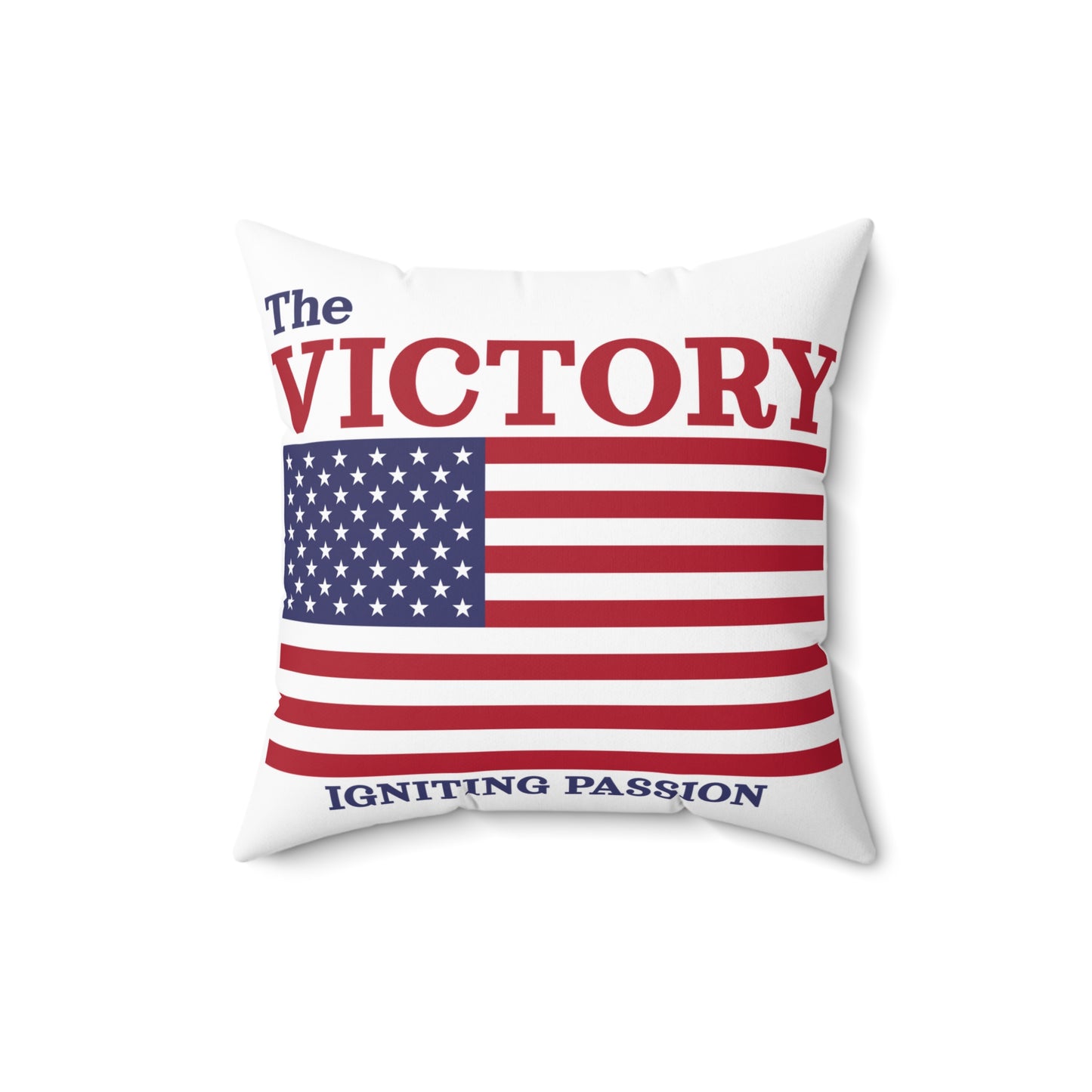 Patriotic American Flag Square Pillow – Perfect for Home Decor