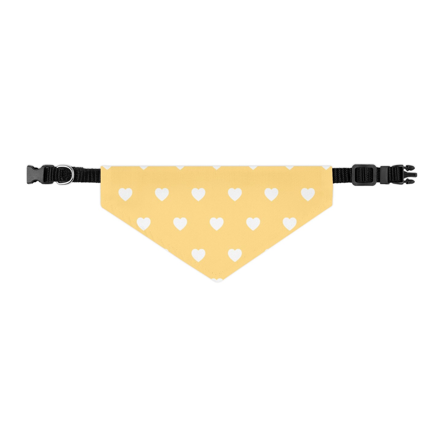 Love Heart Pattern Pet Bandana Collar for Dogs
