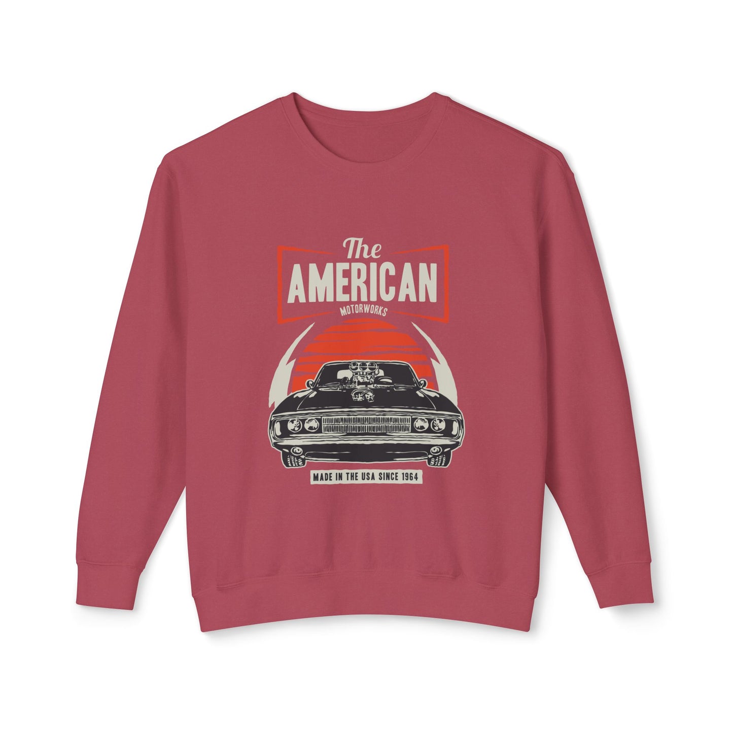 Men's Sweatshirt  "The American Vintage Crewneck" Classic Car Fans