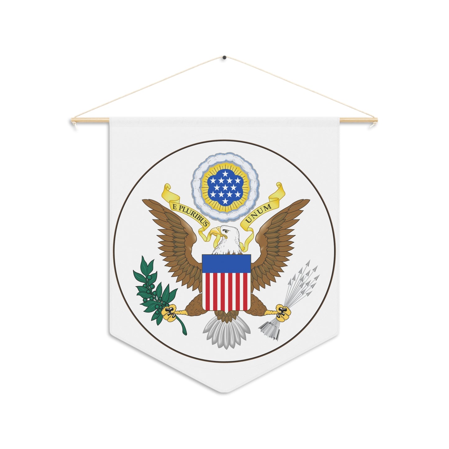 Patriotic American Eagle Wall Pennant - Home Decor