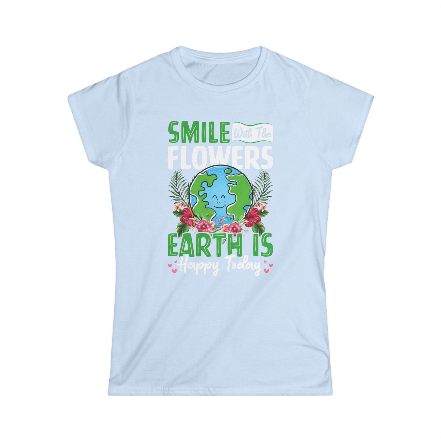 Women's T-Shirt Smile with the flowers