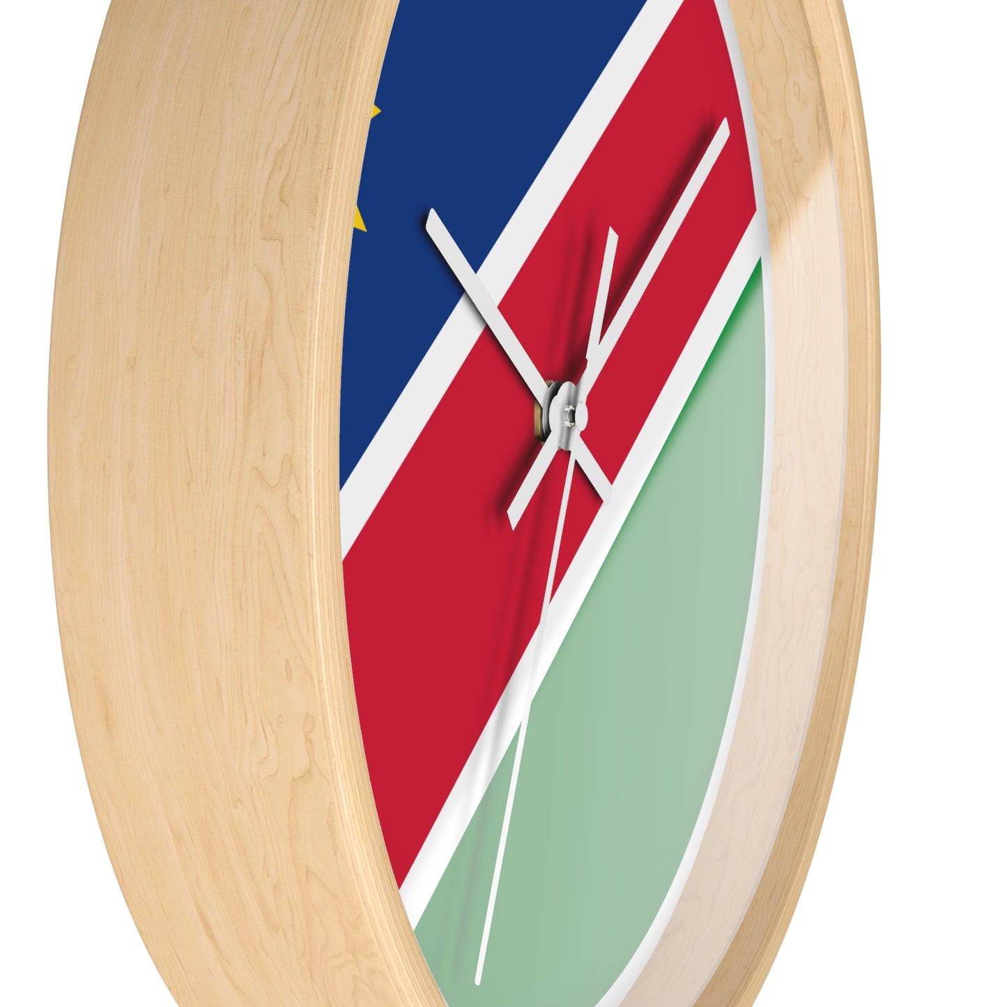 Namibia Flag Wall Clock - Vibrant Timepiece for Home Decor and Gifts