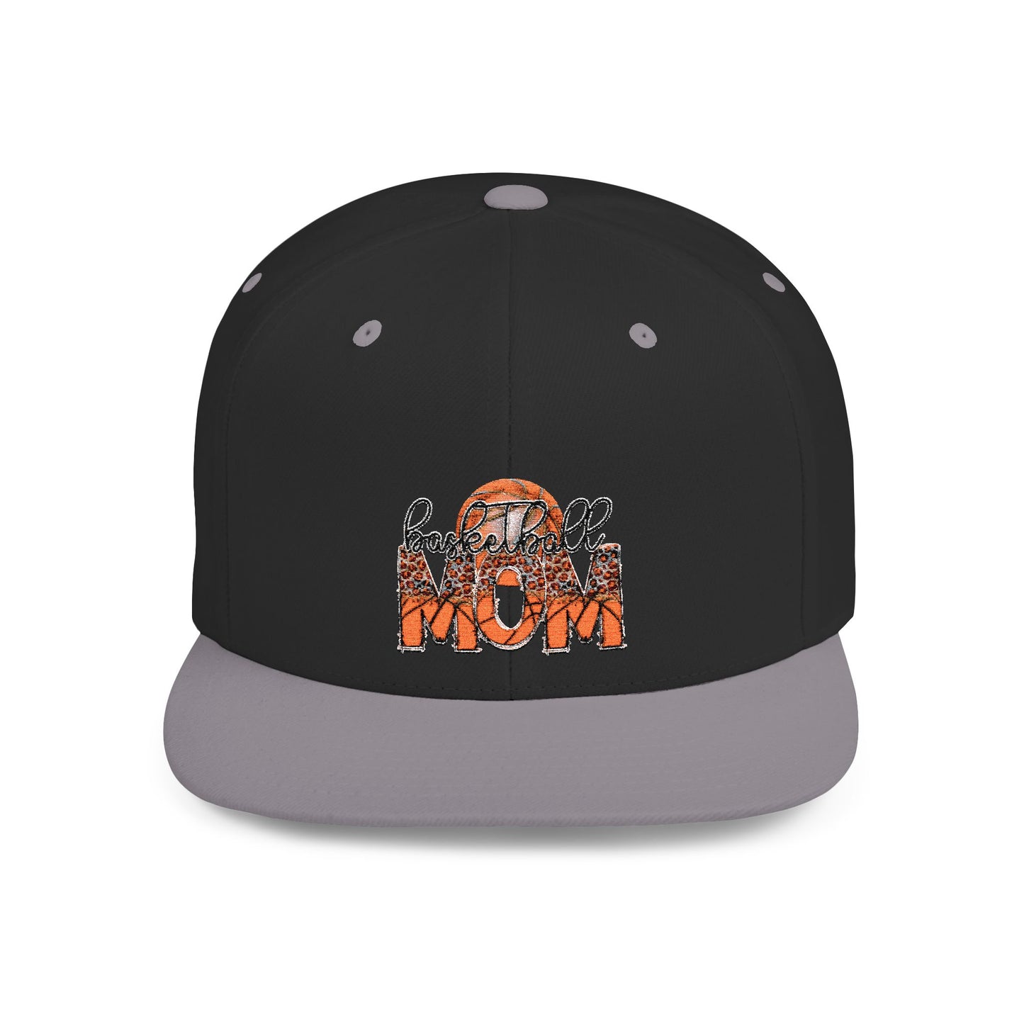 Women's Flat Snapback Cap Basketball  Mom – Ideal Gift for Sports Moms