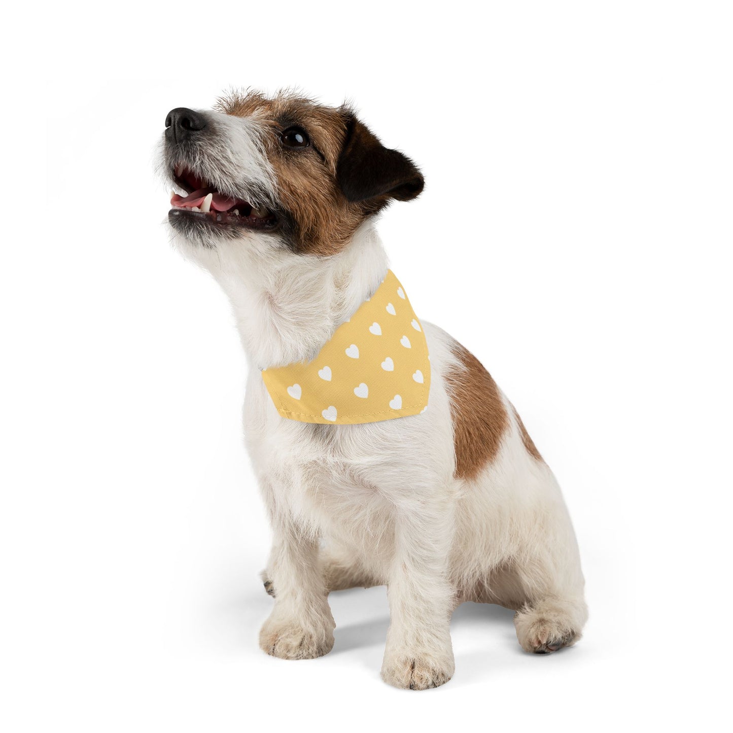 Love Heart Pattern Pet Bandana Collar for Dogs