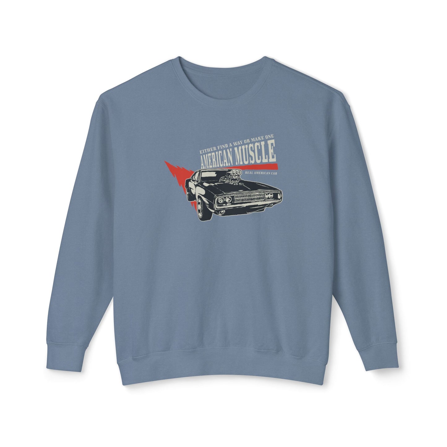 Men's Sweatshirt American Muscle - Vintage Car Fans