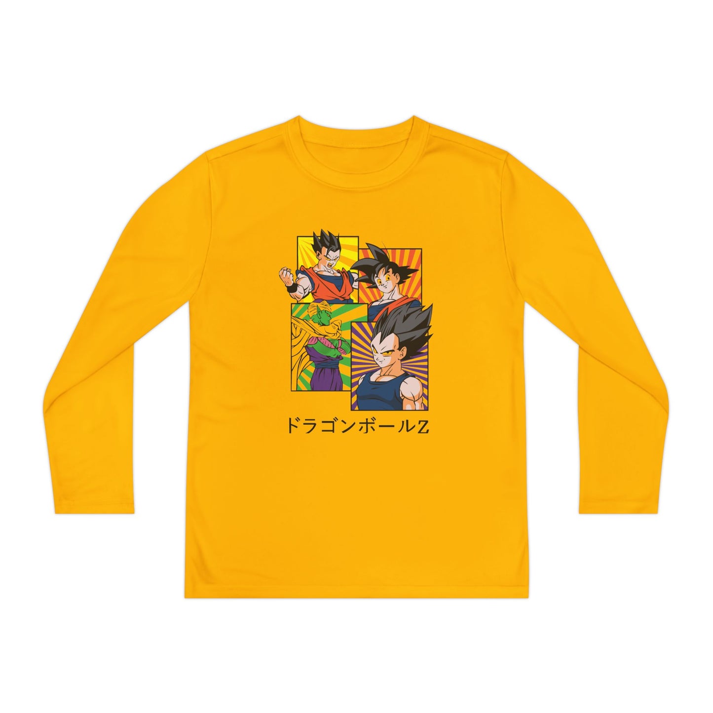 Youth Long Sleeve Anime Tee – Dragon Ball Z Shirt for Kids