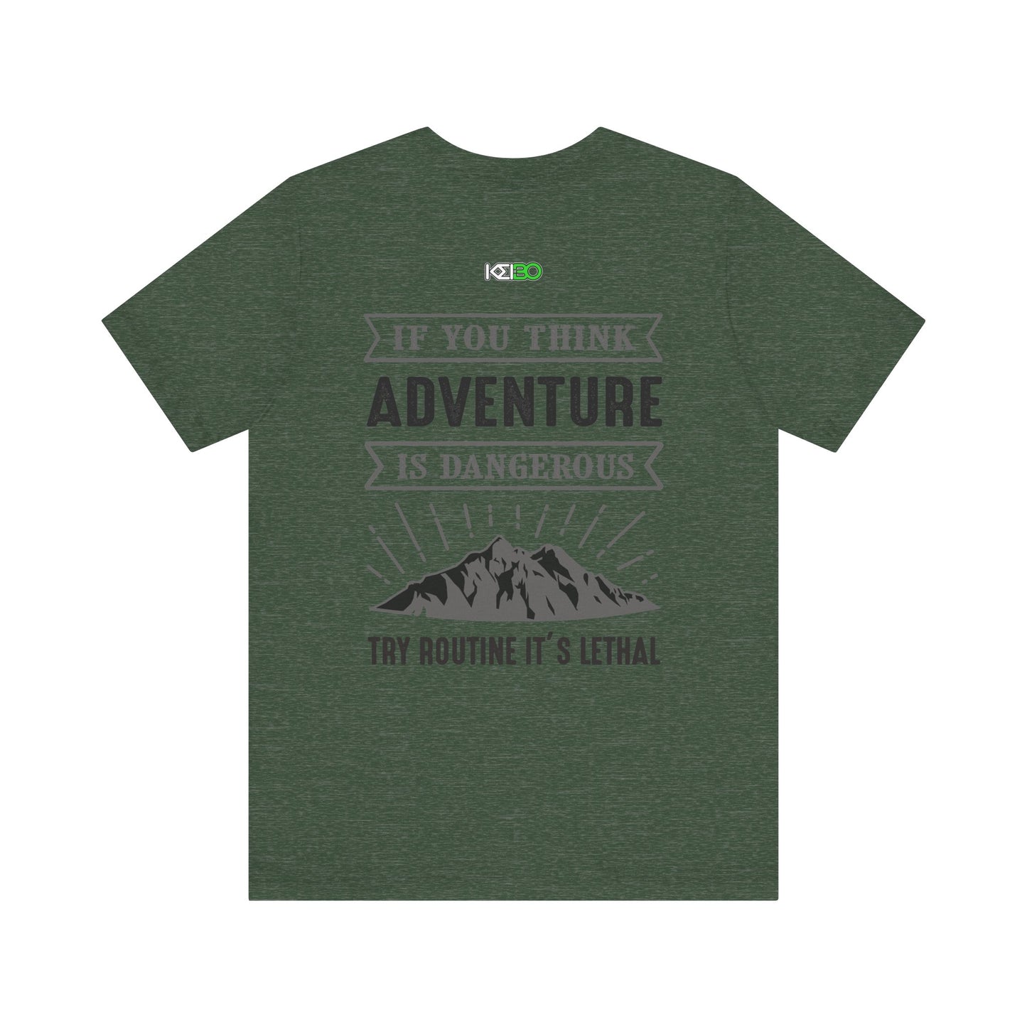 Adventure Men's Jersey Tee - Bold Quotes for Outdoor Explorers