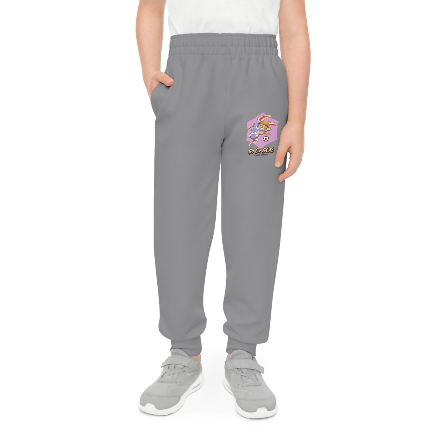 Trendy Youth Joggers with Playful Cartoon Design