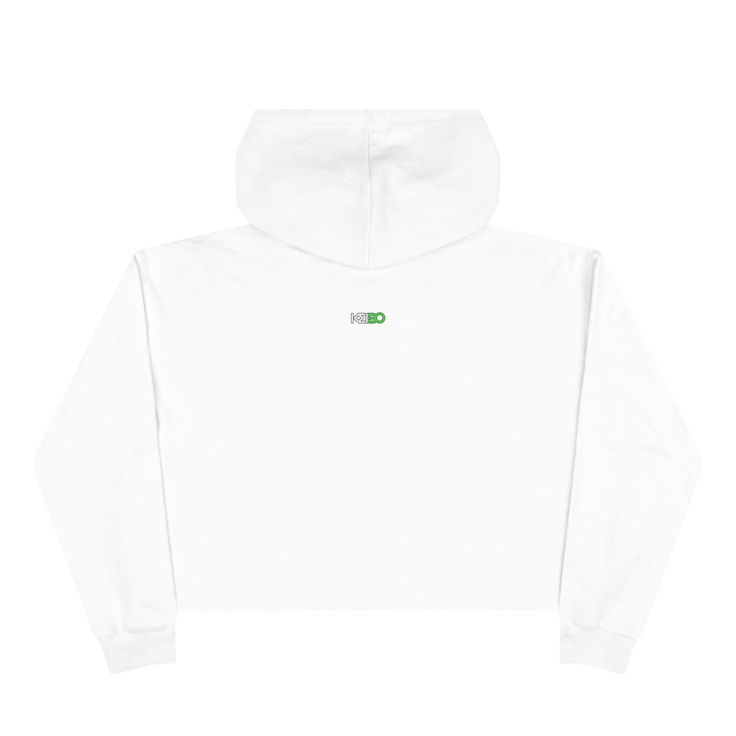 Women's Crop Hoodie Strong as a Mother - Motivational Sweatshirt for Moms