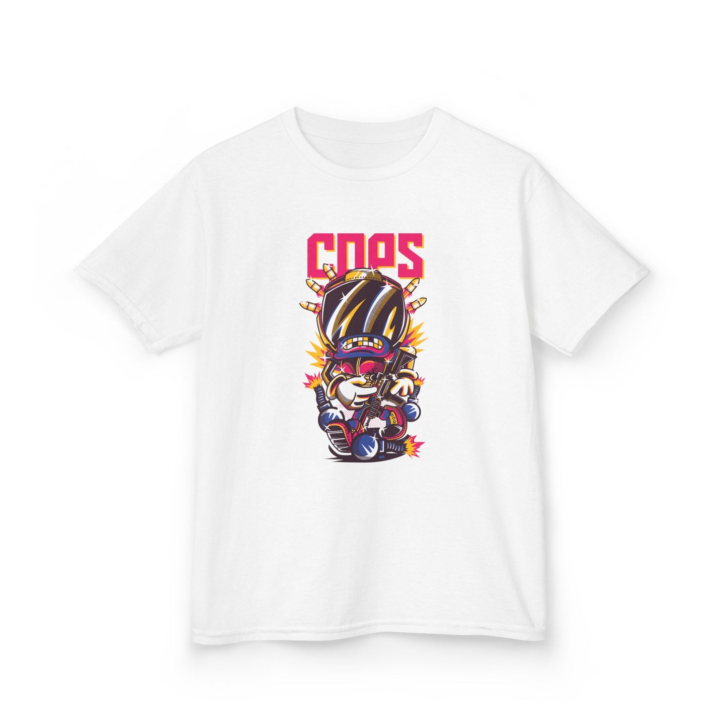 Cool Kids Graphic Tee Fun Cartoony Design for Little Adventurers