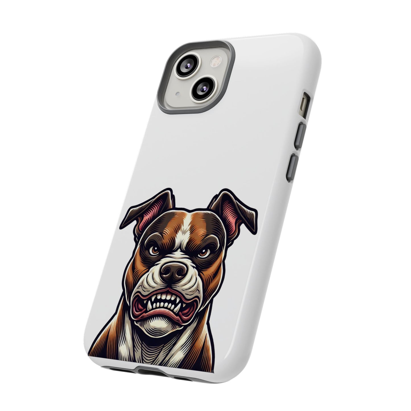 Tough Cases: Pit Bull Design Phone Case for Animal Lovers