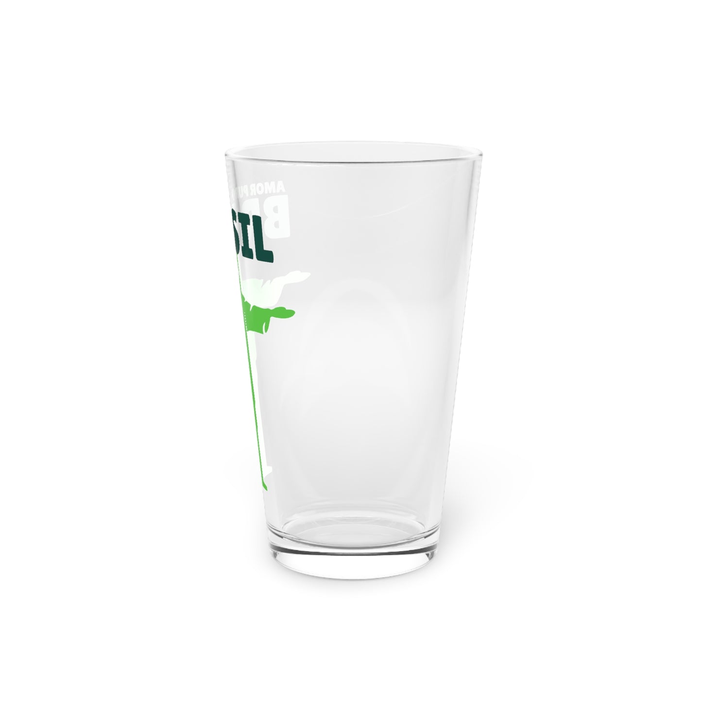Amor Puro Brasil Pint Glass 16oz