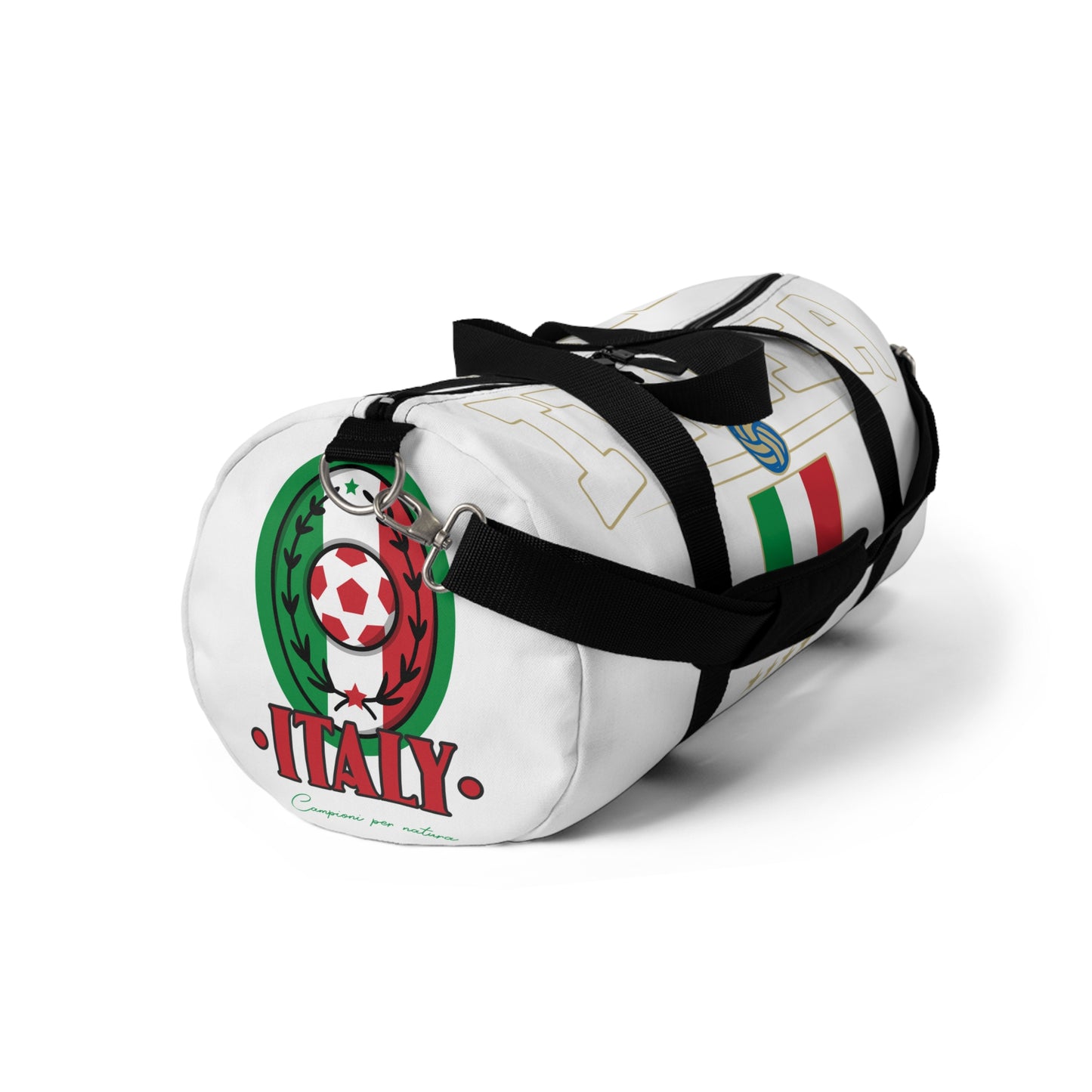 Italia Sports Duffel Bag Perfect for Gym Travel & Soccer Fans