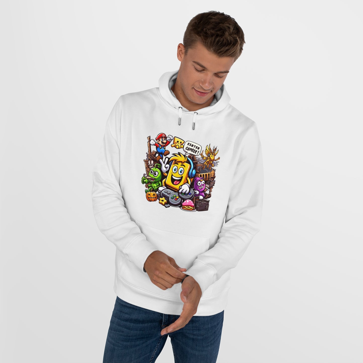 Funny Gamer King Hoodie – Perfect for Gaming Enthusiasts
