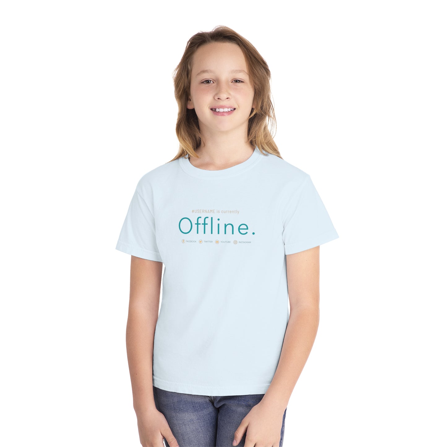 Social Media Statement Youth T-shirt