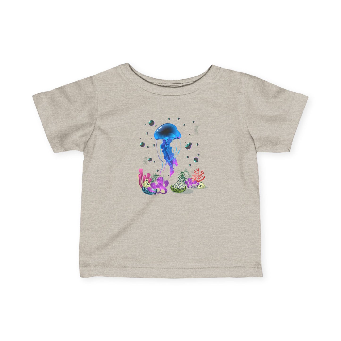 Infant Tee Whimsical Jellyfish Cute Sea Life Design for Babies