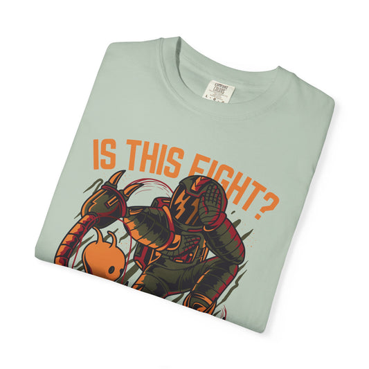 Men T-Shirt "Is This Fight?" Vibrant Design