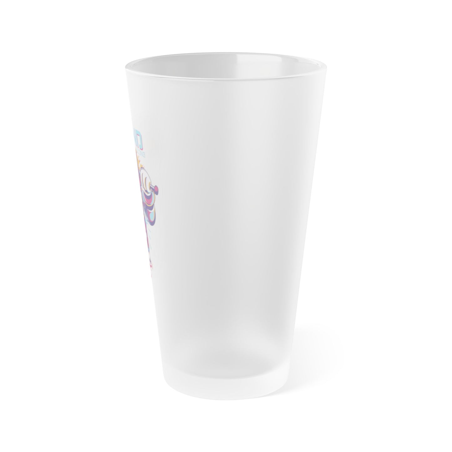 Frosted Pint Glass - Stand Strong Graphic, 16oz | Perfect for Parties & Gifts