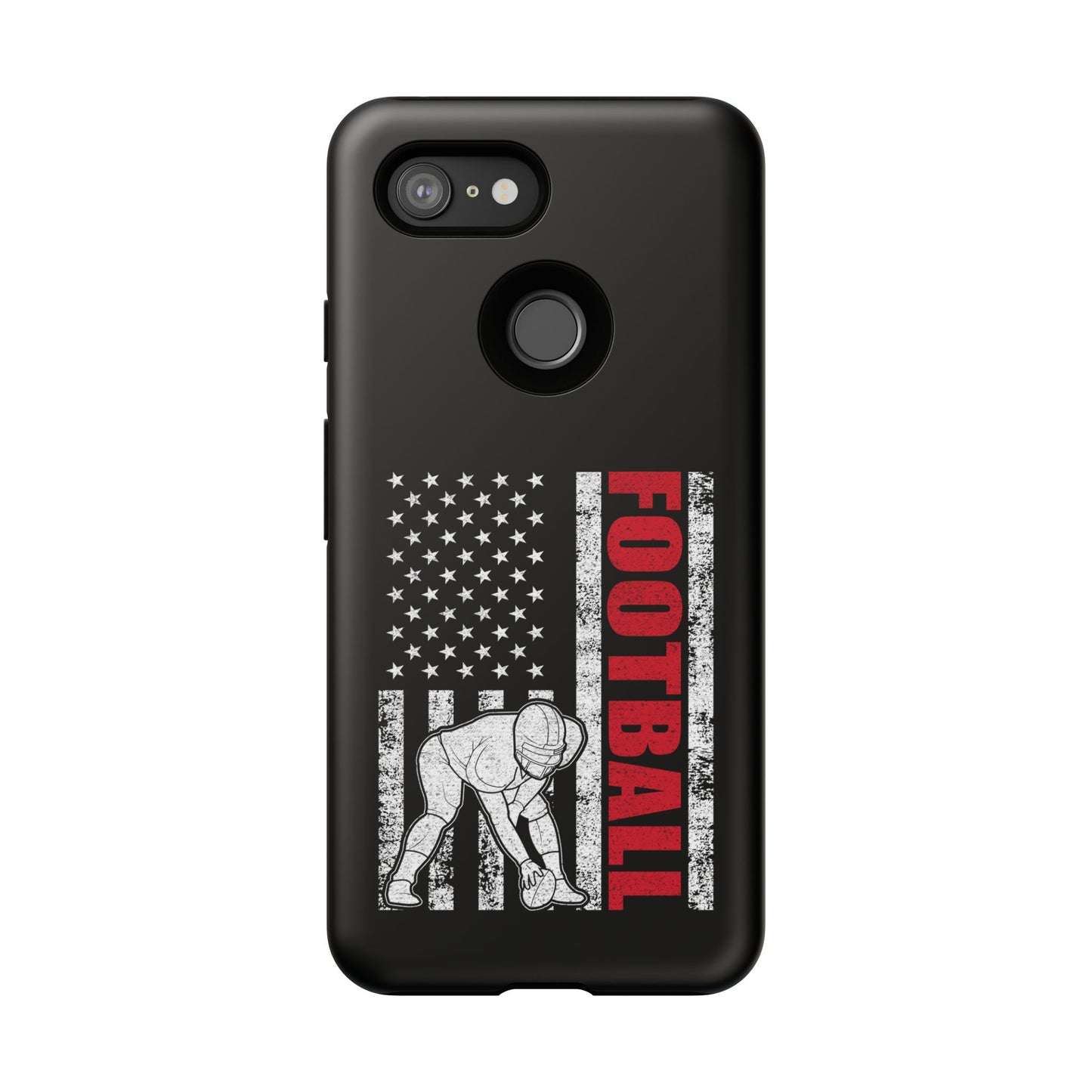 Football American Flag Phone Case - Tough Cases for Fans