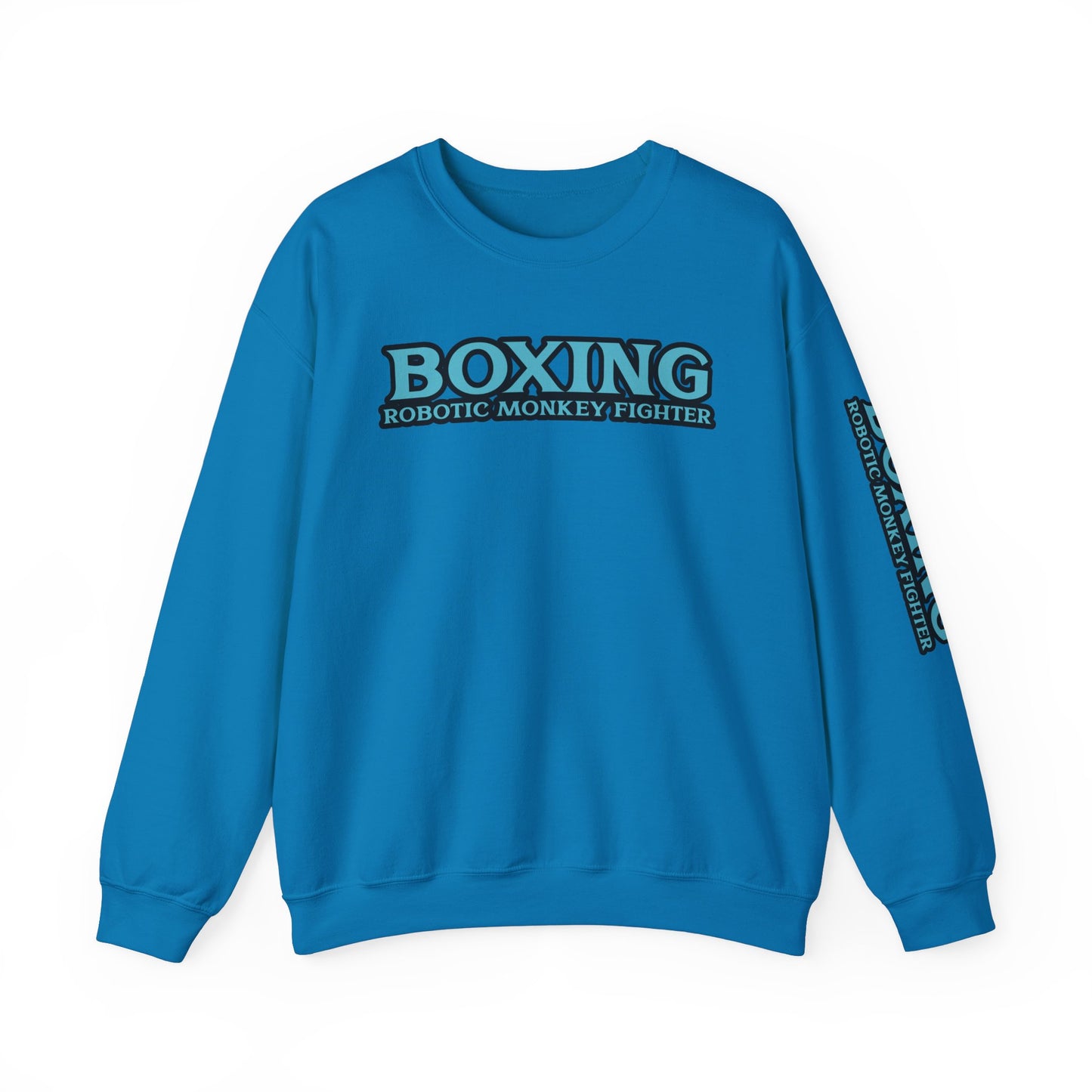 Men Boxing Robotic Monkey Fighter Sweatshirt