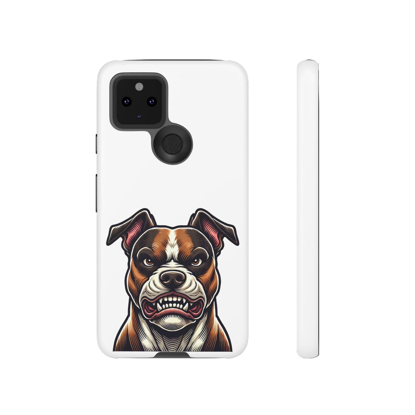 Tough Cases: Pit Bull Design Phone Case for Animal Lovers