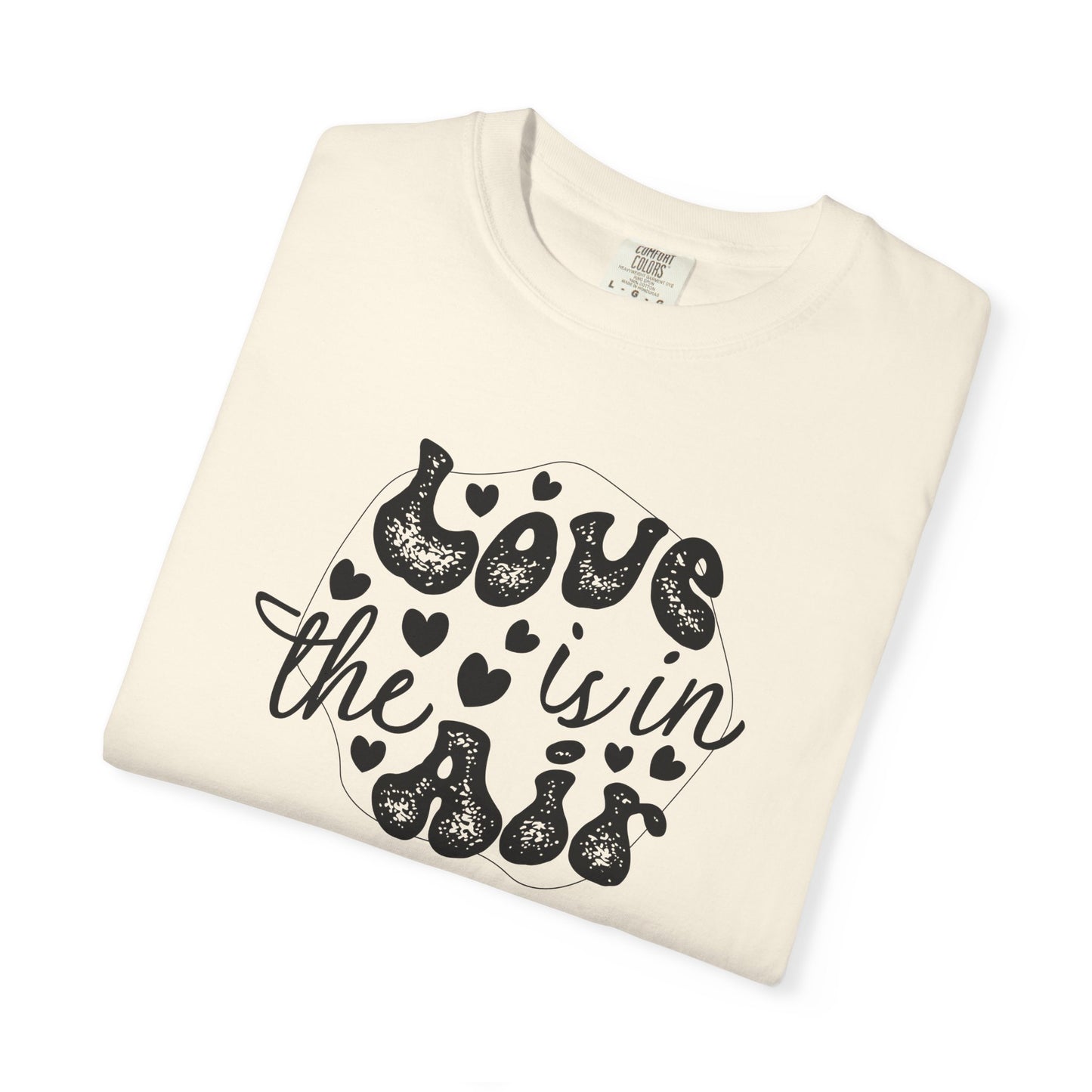Women Graphic T-Shirt Love Is In The Air for Valentine's Day