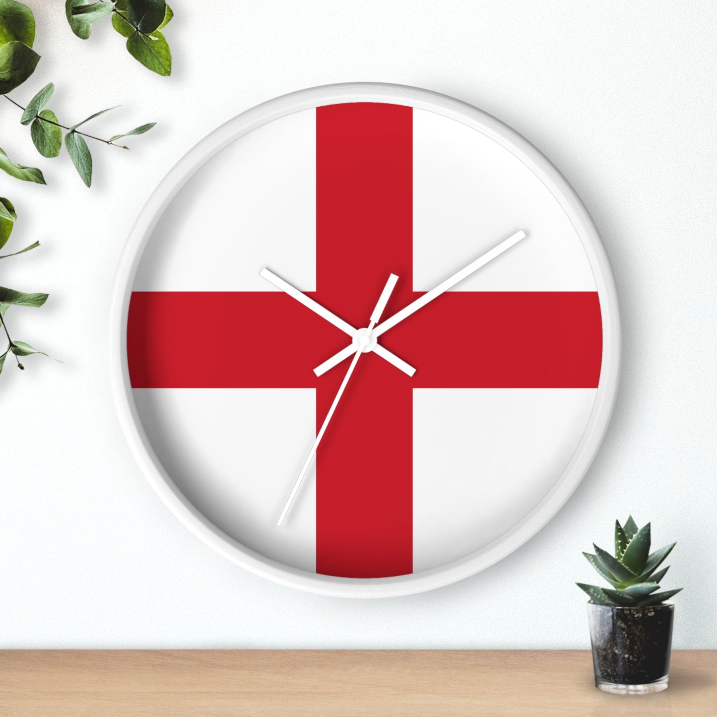English Flag Wall Clock - Stylish Home Decor for British Enthusiasts