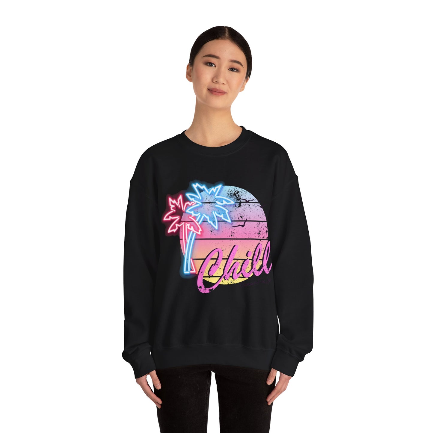 Chill Summer Vibes Unisex Crewneck Sweatshirt