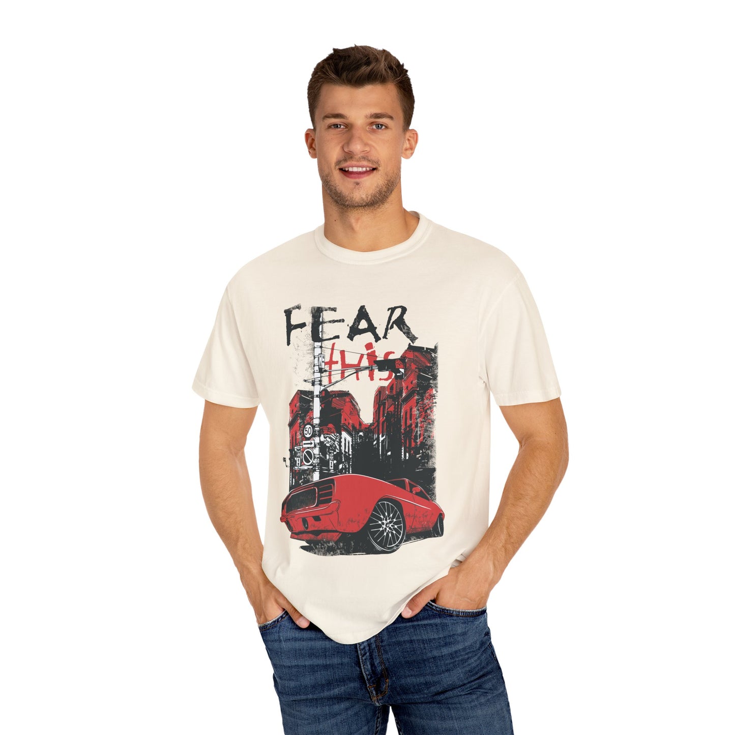 Vintage Car Graphic "Fear This" Unisex T-Shirt - Automotive Vibe for Car Lovers