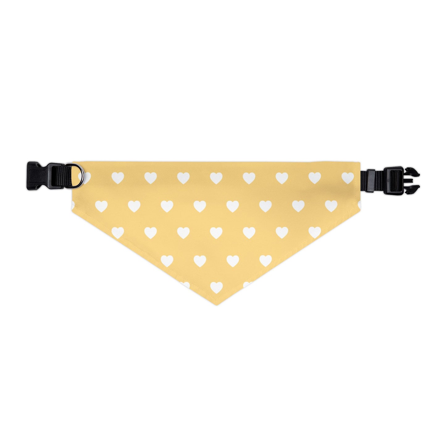 Love Heart Pattern Pet Bandana Collar for Dogs