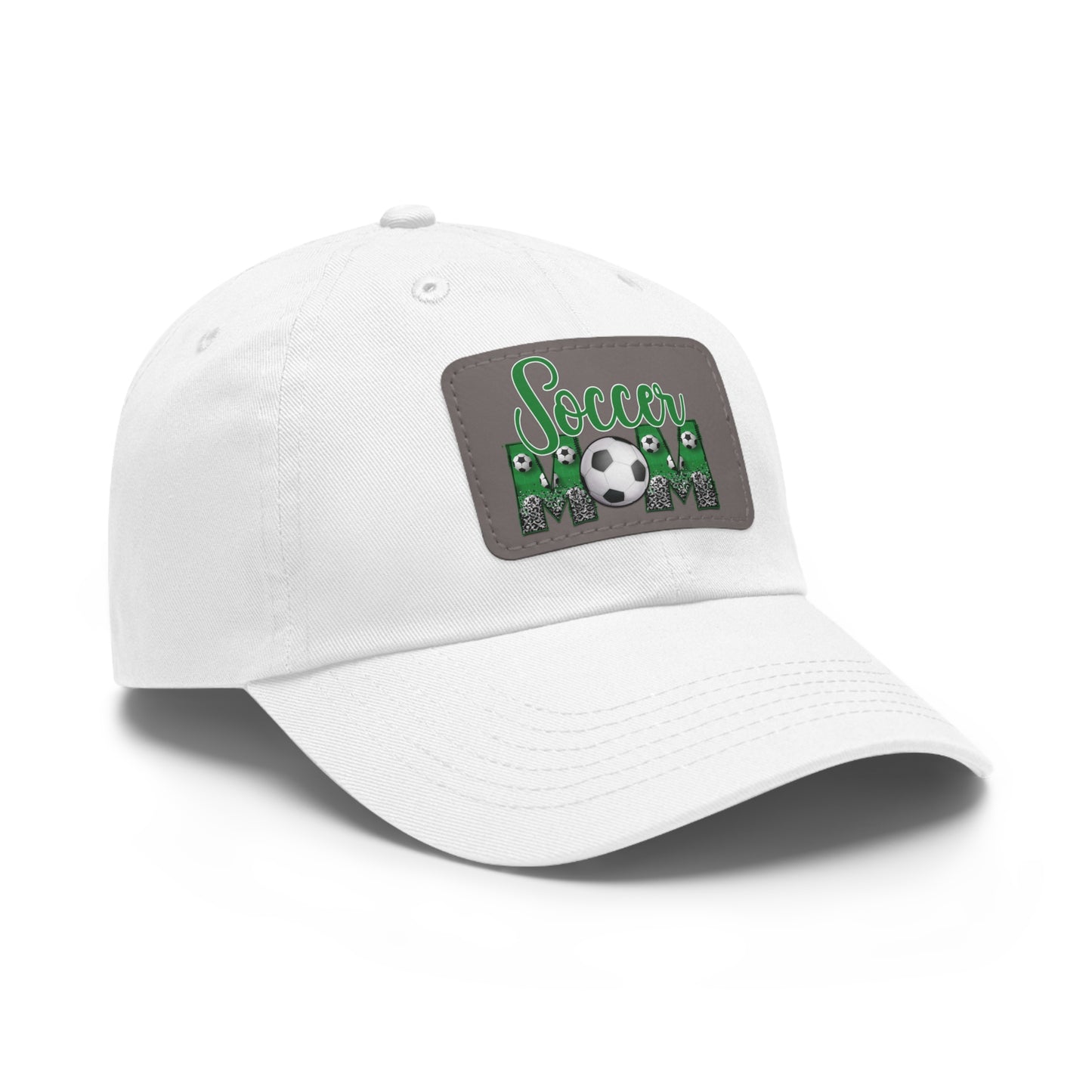 Soccer Hat with Leather Patch Perfect for Sports Fans
