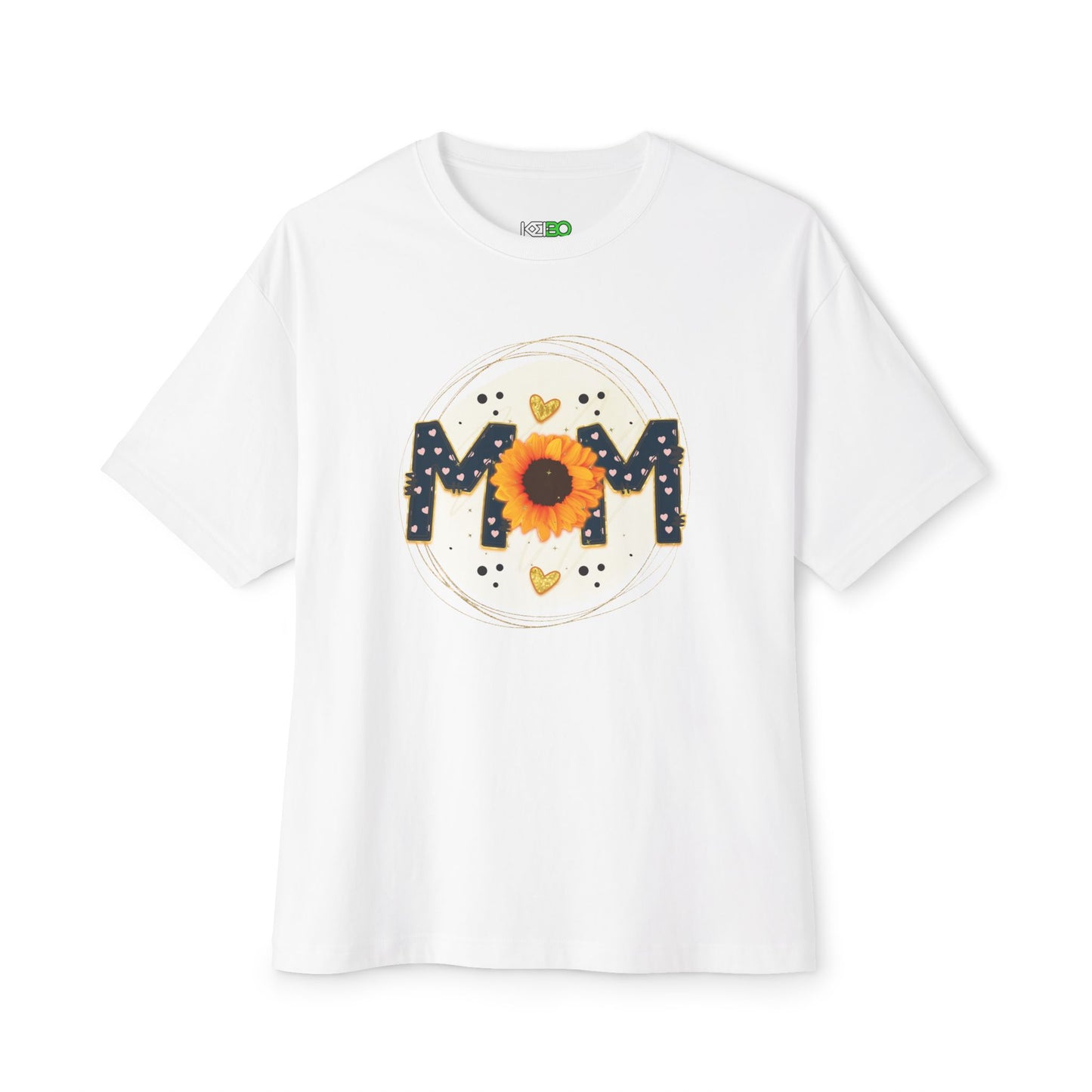 Women's Oversized Tee Mom Floral - Perfect Gift for Mother's Day