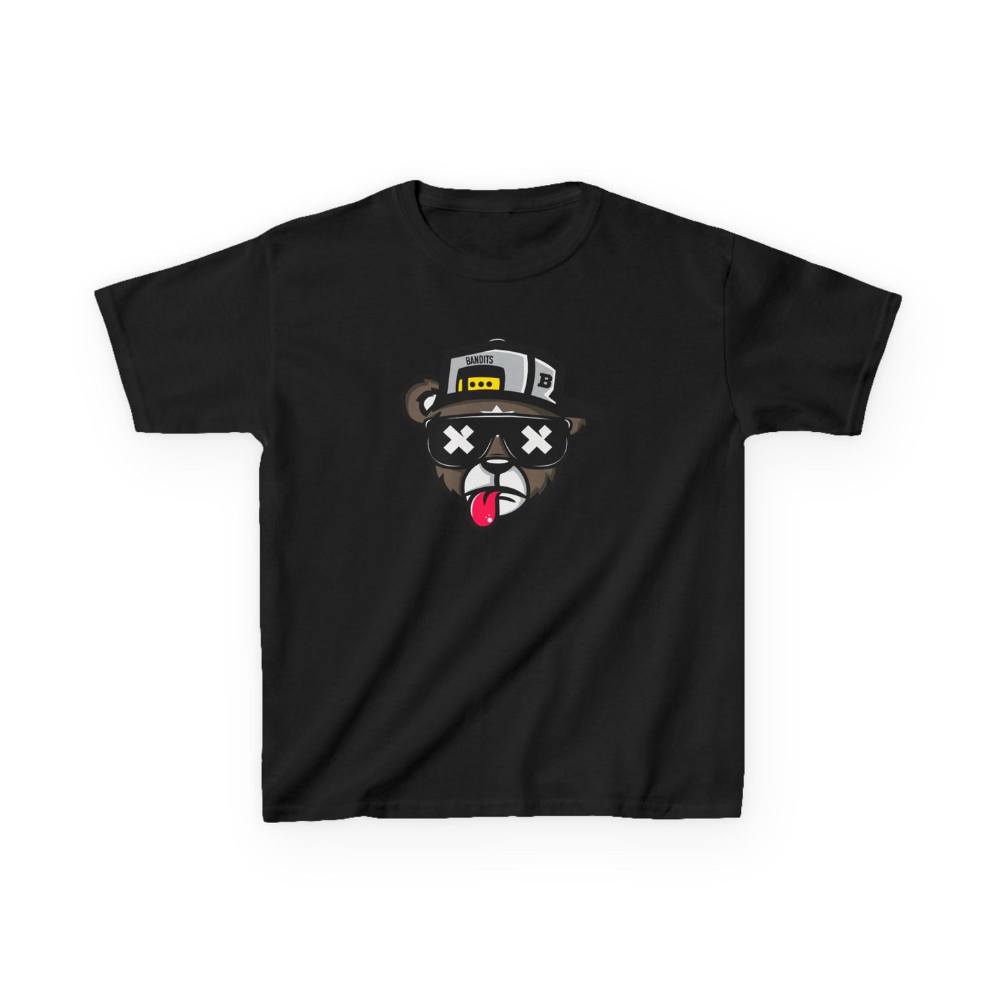 Cool Graphic Kids Tee with Funky Bear Design