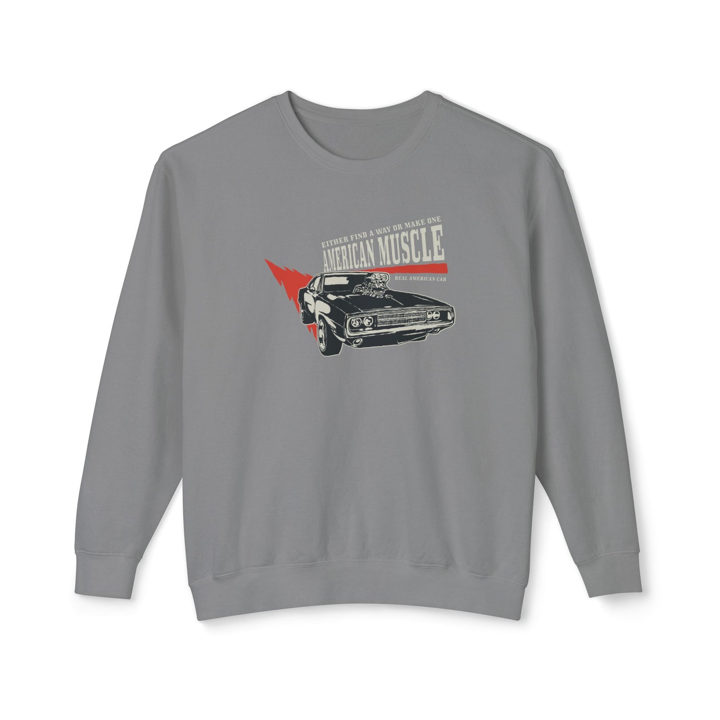 Men's Sweatshirt American Muscle - Vintage Car Fans
