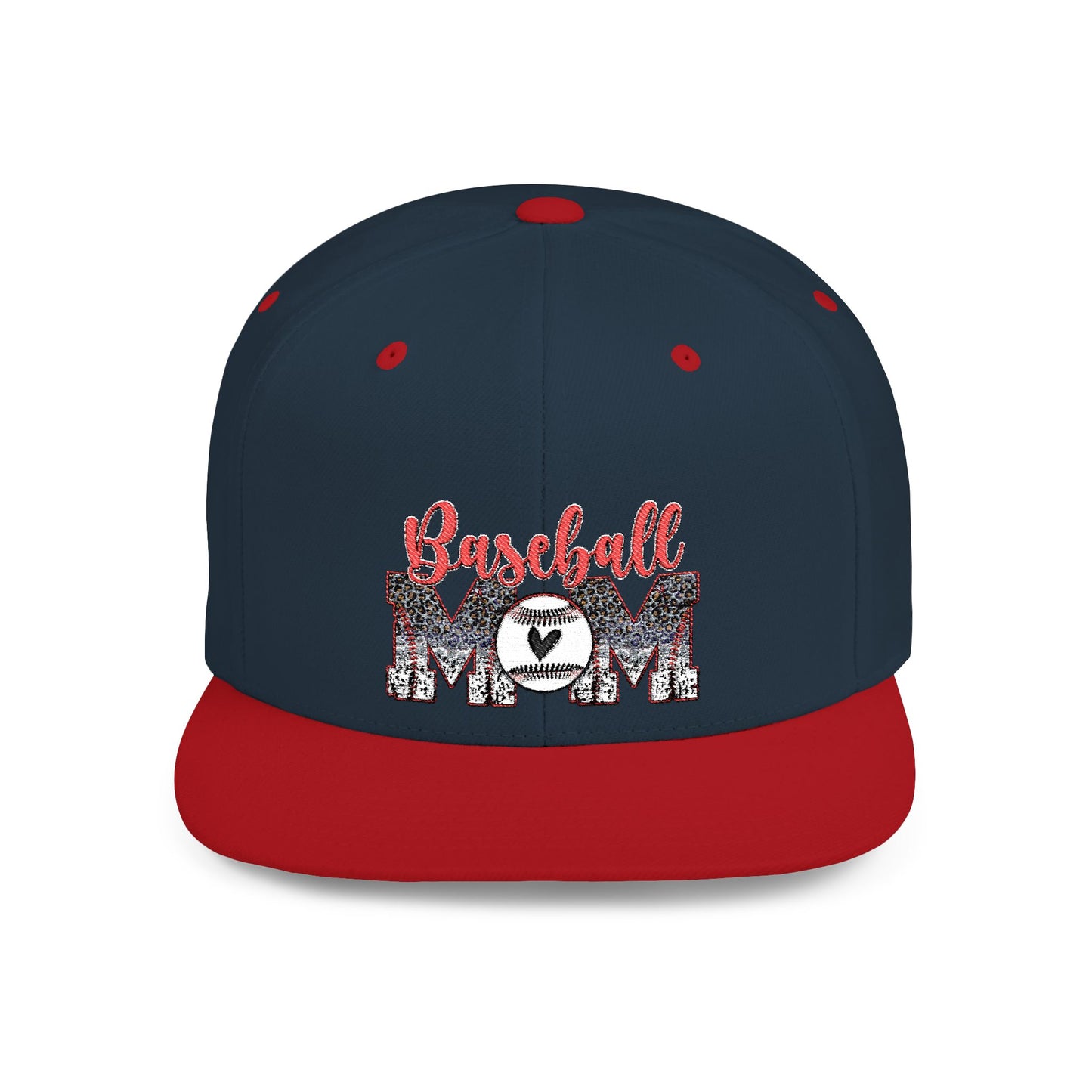Women's Flat Snapback Cap Baseball Mom - Perfect Gift for Sports Moms