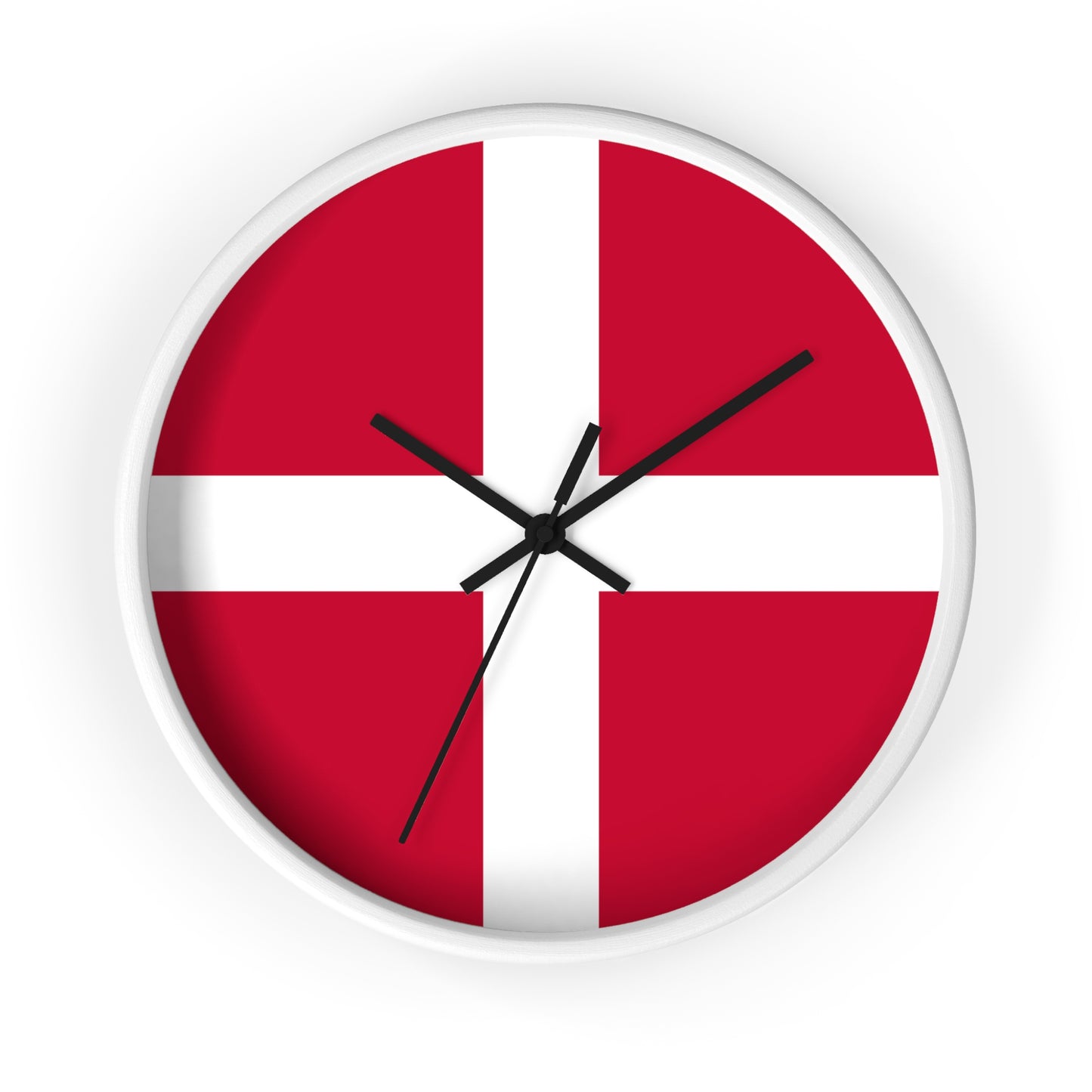 Danish Flag Wall Clock - Timeless Home Decor
